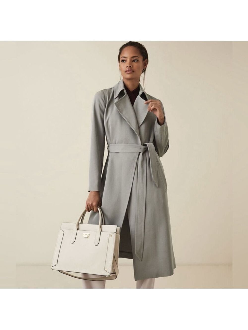 Reiss Darcie Twill Trench Coat